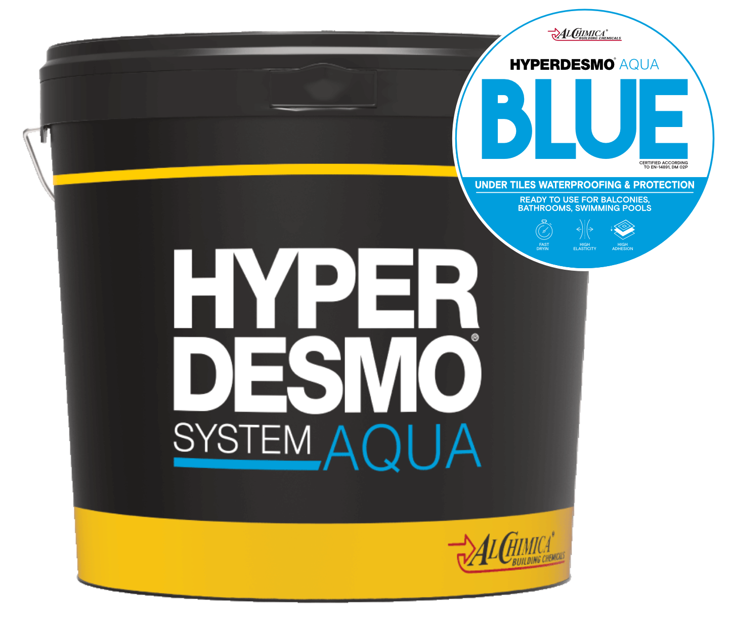 Hyperdesmo Aqua Blue Membrana Poliuretano Base Água 12 kg