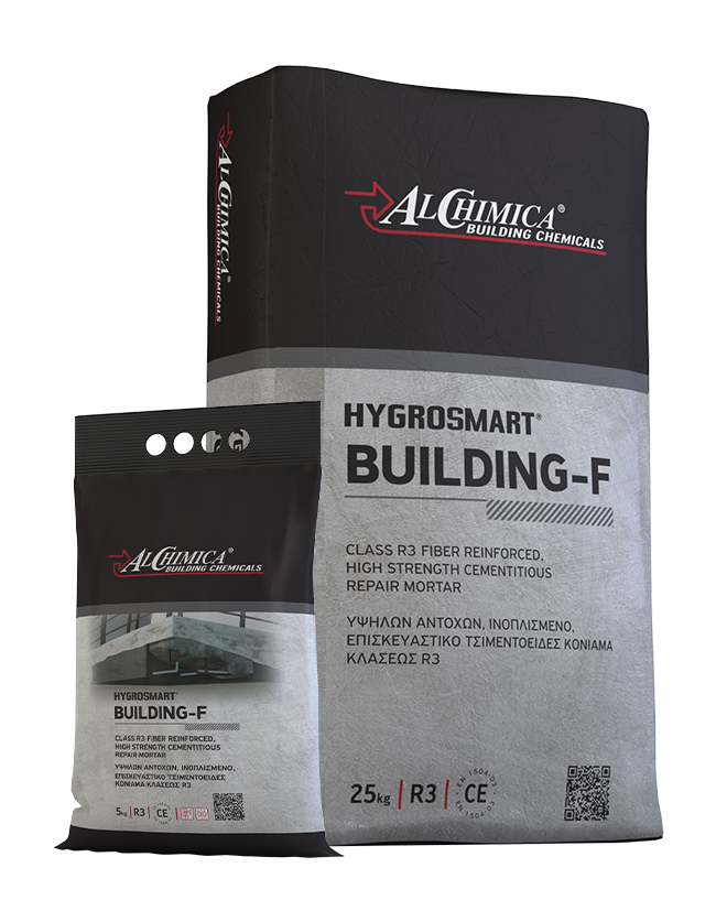 Hygrosmart Building-F Argamassa Reparação R3 Reforçada com Fibras