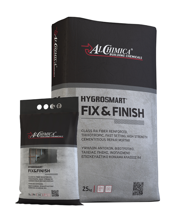 Hygrosmart Fix & Finish Argamassa de Reparação Estrutural Betão R4
