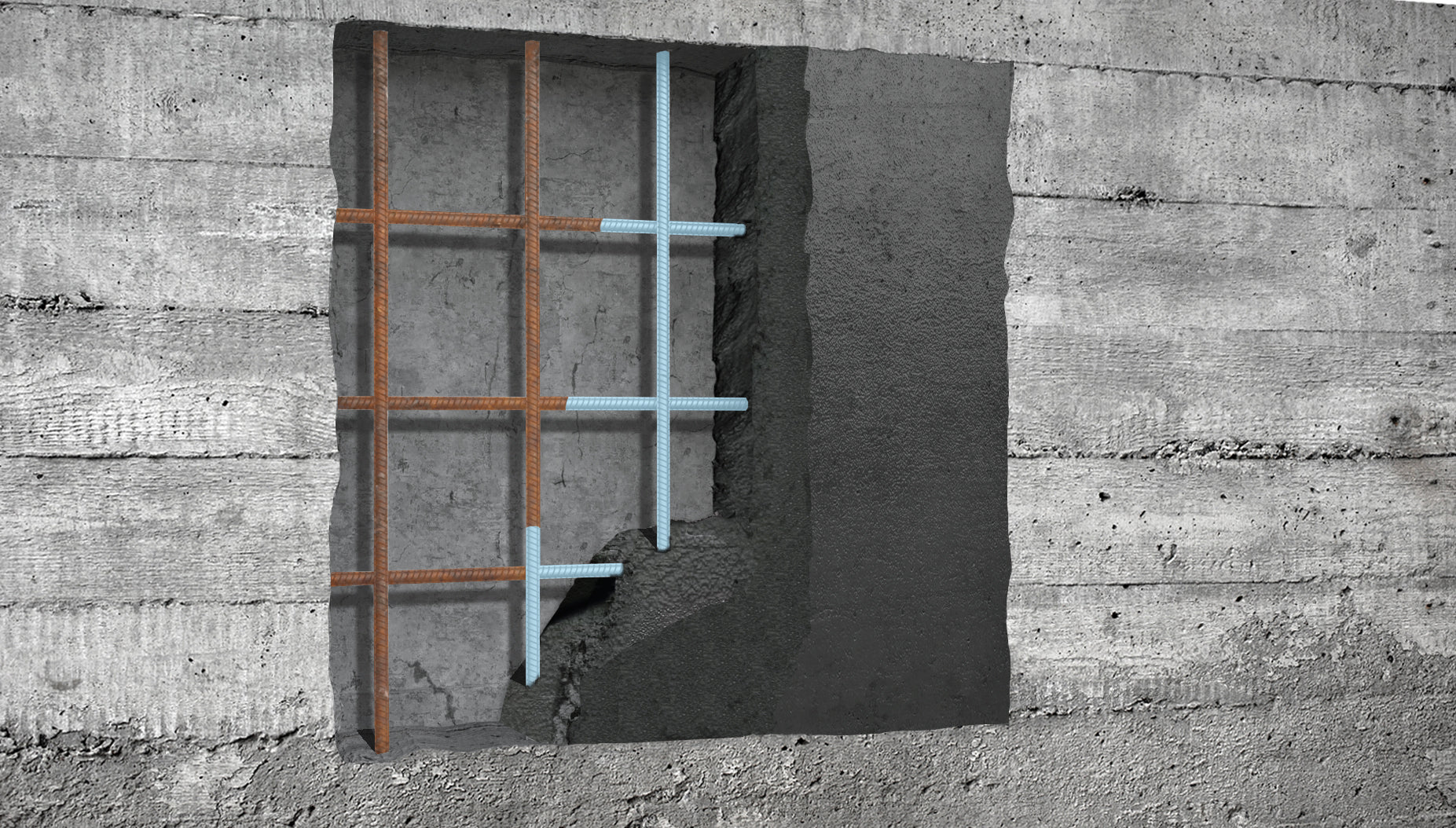 Hygrosmart-Fer Argamassa Cimentícia Anticorrosiva Proteção de Ferros