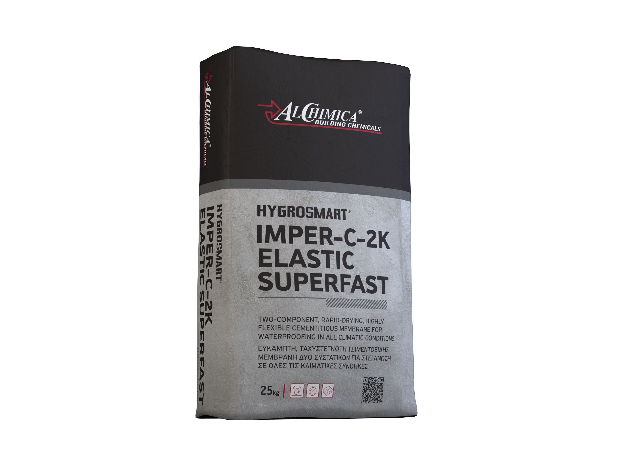 Hygrosmart-Imper-C-2K-Elastic Superfast Argamassa Secagem Rápida para Impermeabilização